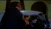 Vertigo (1958)James Stewart, Kim Novak, Mission San Juan Bautista, California and car